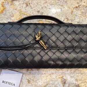 Authentic Bottega Veneta Andiamo Clutch